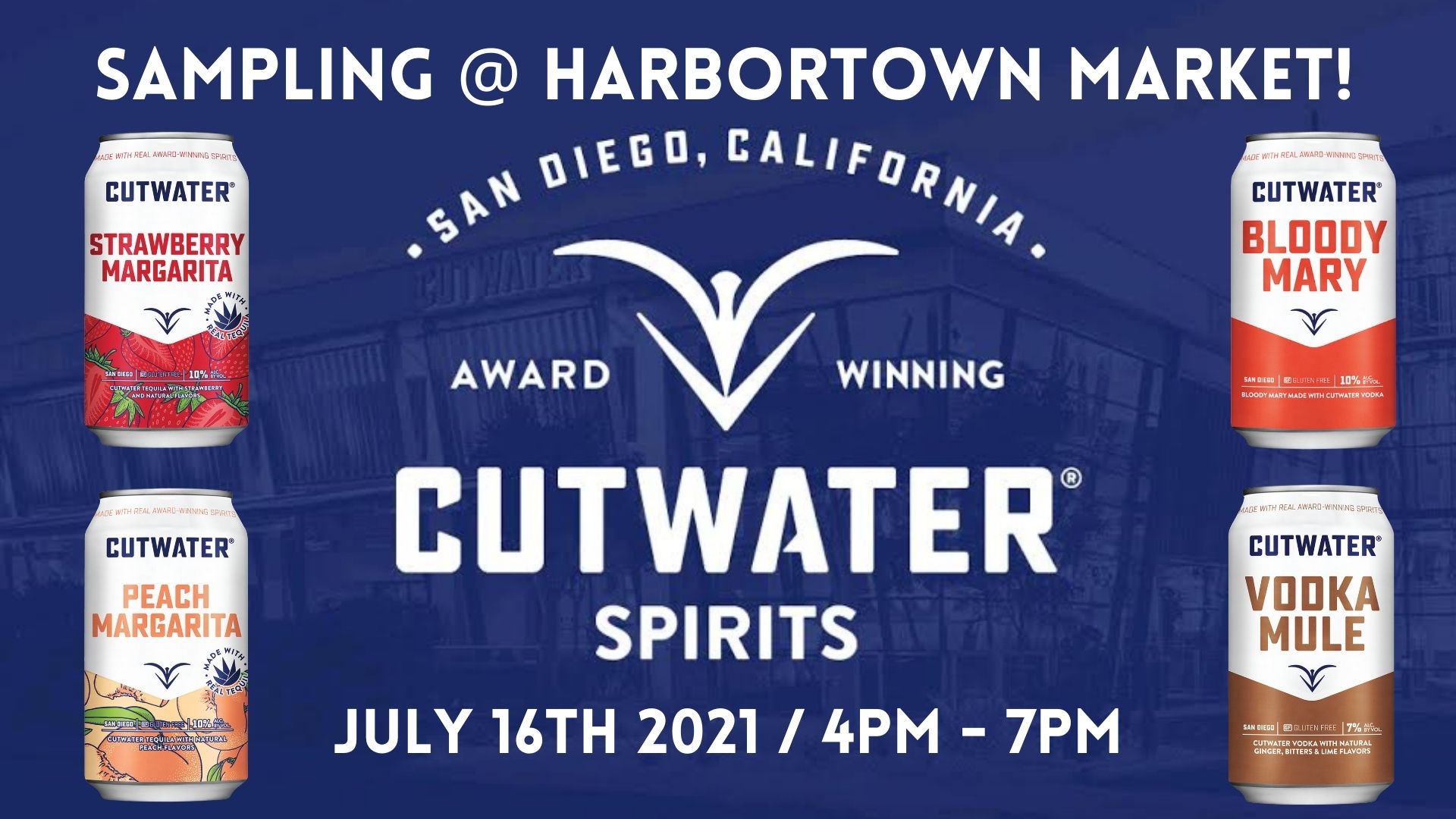 cutwater-spirits-canned-cocktails-tasting-harbortown-market